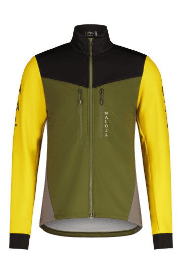 maloja Langlaufjacke Jacke BrentanM Jacket Nordic Jacket gelb Stretch 