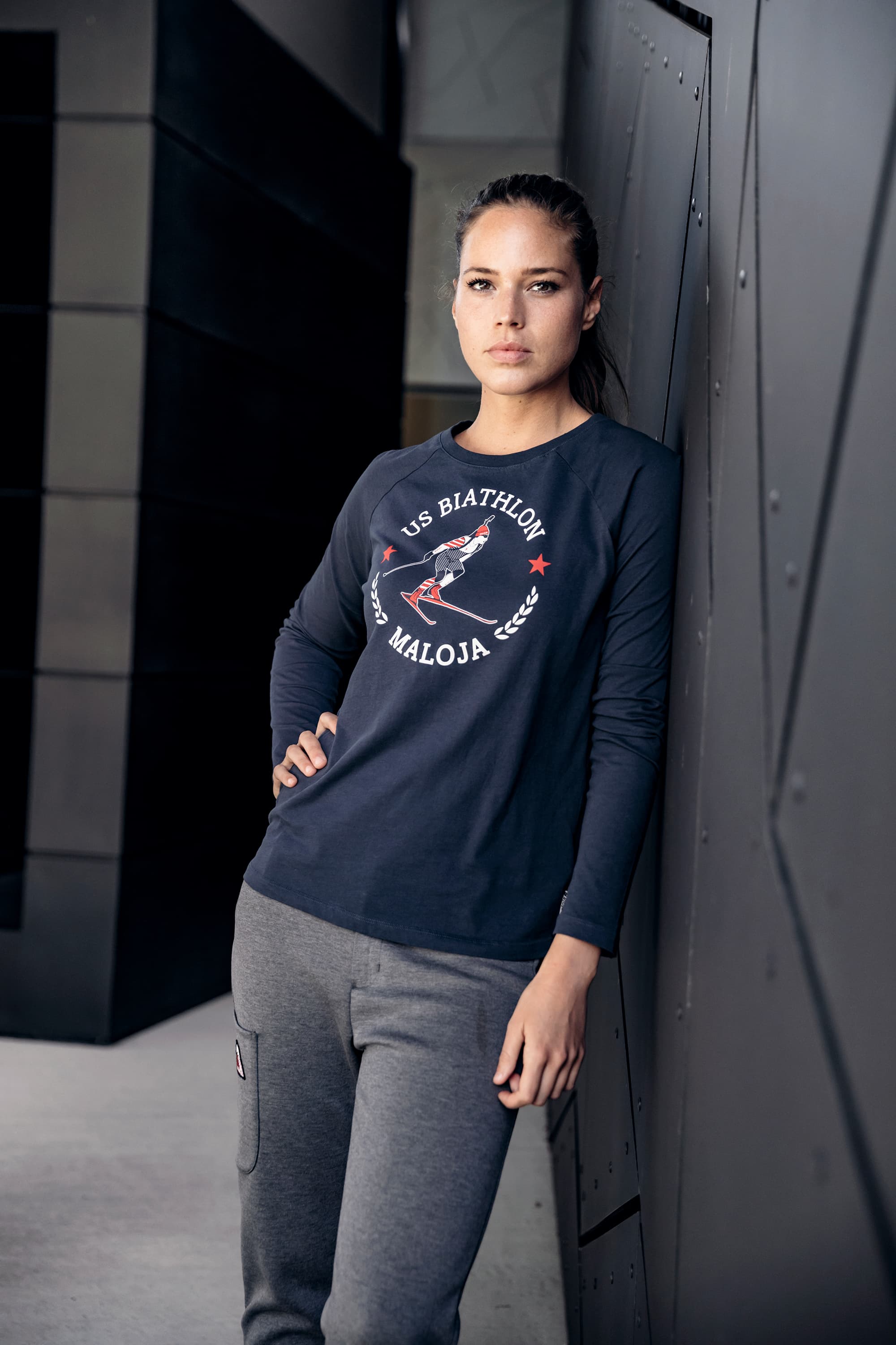 FlurindaM. USMerch - Maloja Longsleeve aus Biobaumwolle