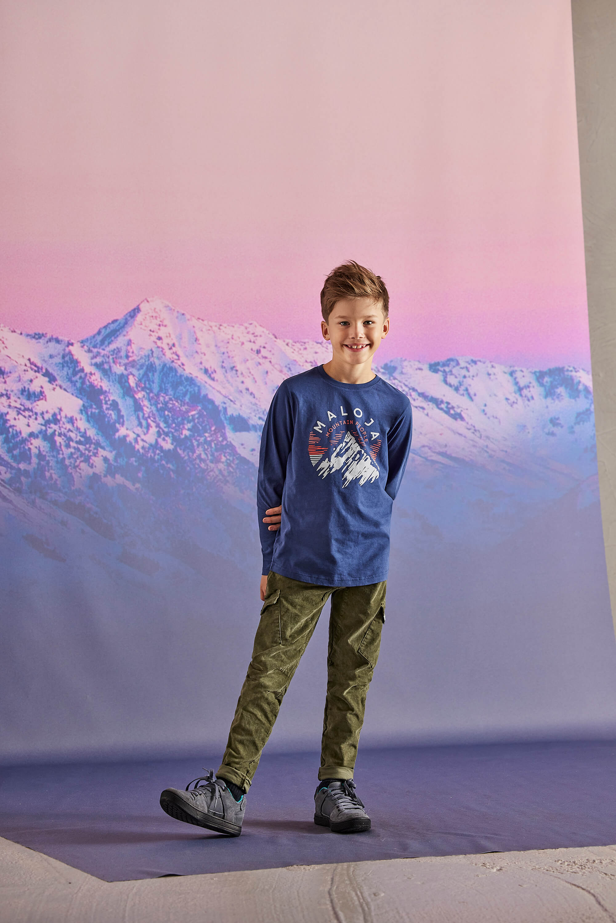 Maloja GamsheideB. - Organic Longsleeve Boys WI23