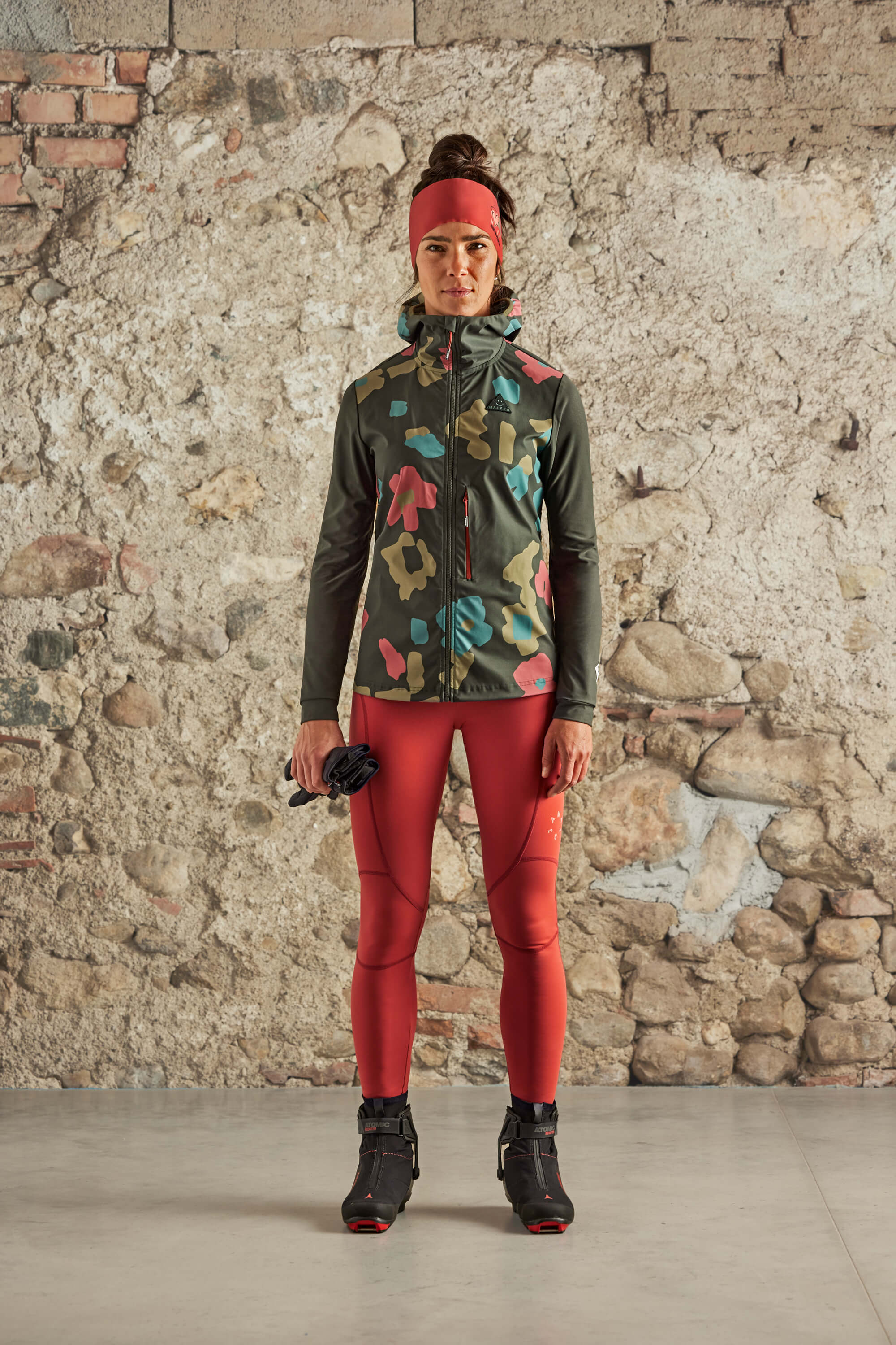 Maloja SennesM. Printed - Nordic Hybrid Softshell Jacket WI24